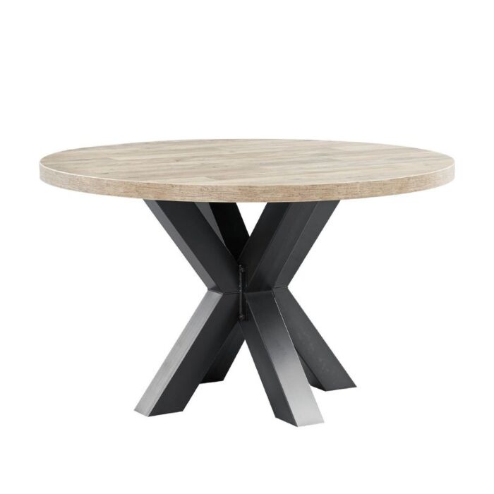 Profijt Meubel Eettafel Rond Met Spinpoot Ø130cm Silvares