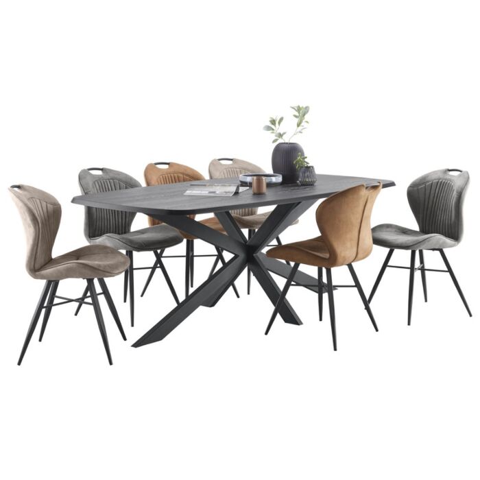 Eettafel tonvormig Walden 220x110cm