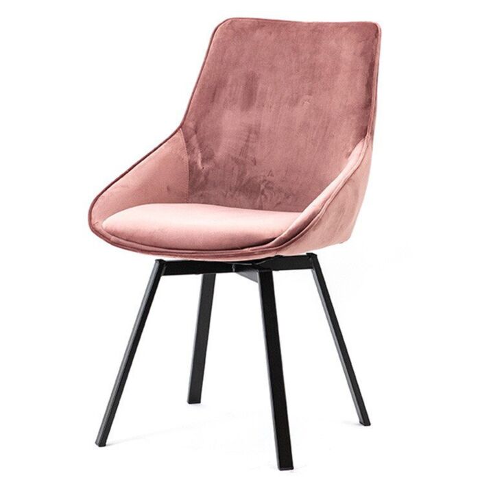 Eetkamerstoel Velvet Beau Old Pink