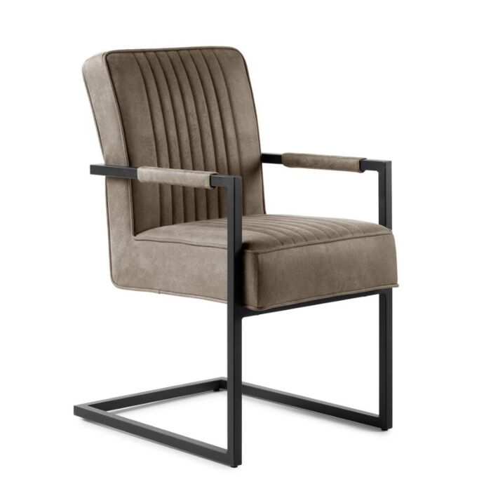 Eetkamerstoel Wilson Army Wood Microleer