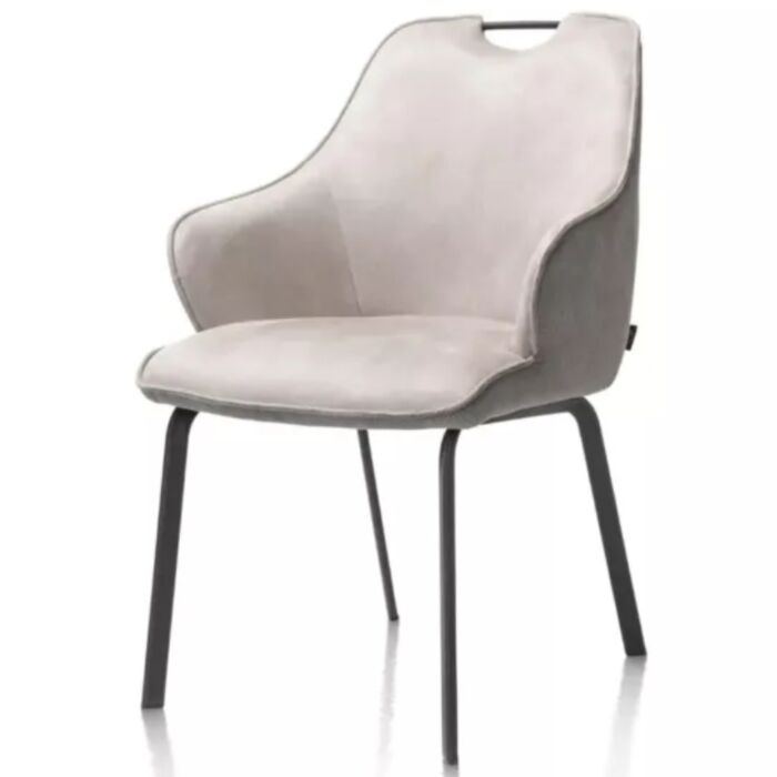 Amadeus, Armstoel - Zwart Frame (ROB) + Greep Bovenin - Combi Maison / Calabria