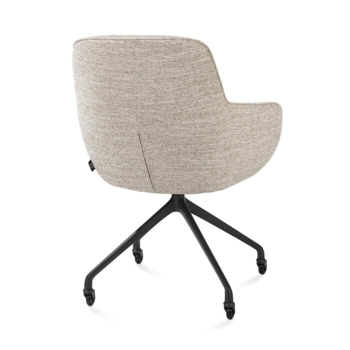 Armstoel Mateo Wielen