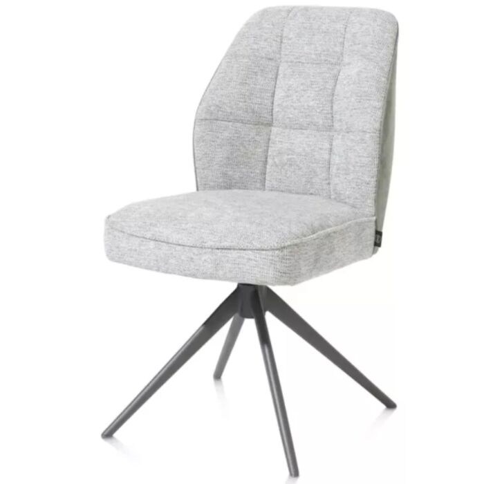 Bell, Eetkamerstoel - Graphiet Frame - Draaibaar - Pocket - Combi Calabria / Vada - Olijf