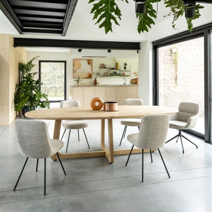 Eettafel Almora Natural Sand
