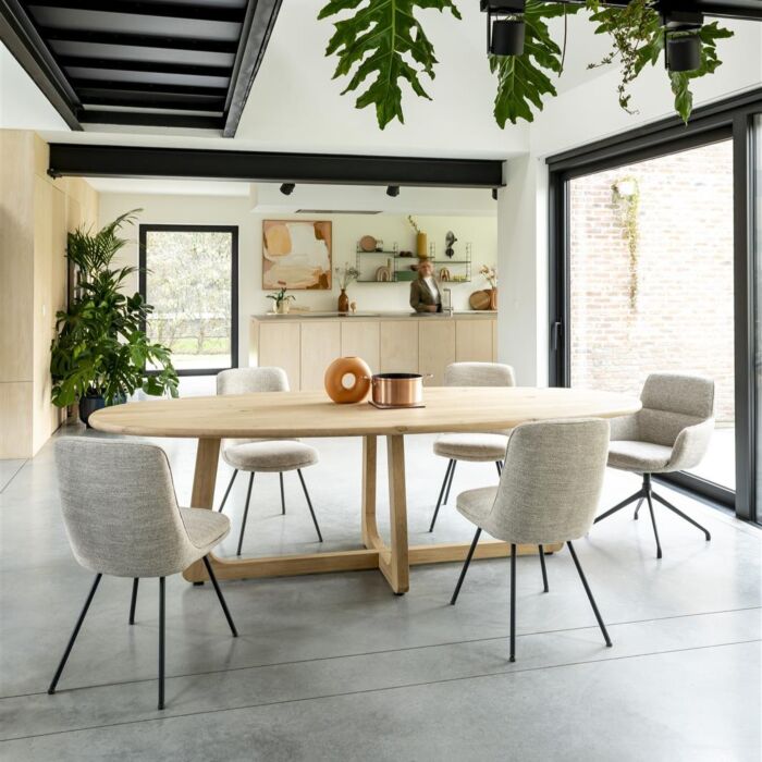 Eettafel Almora Natural Sand