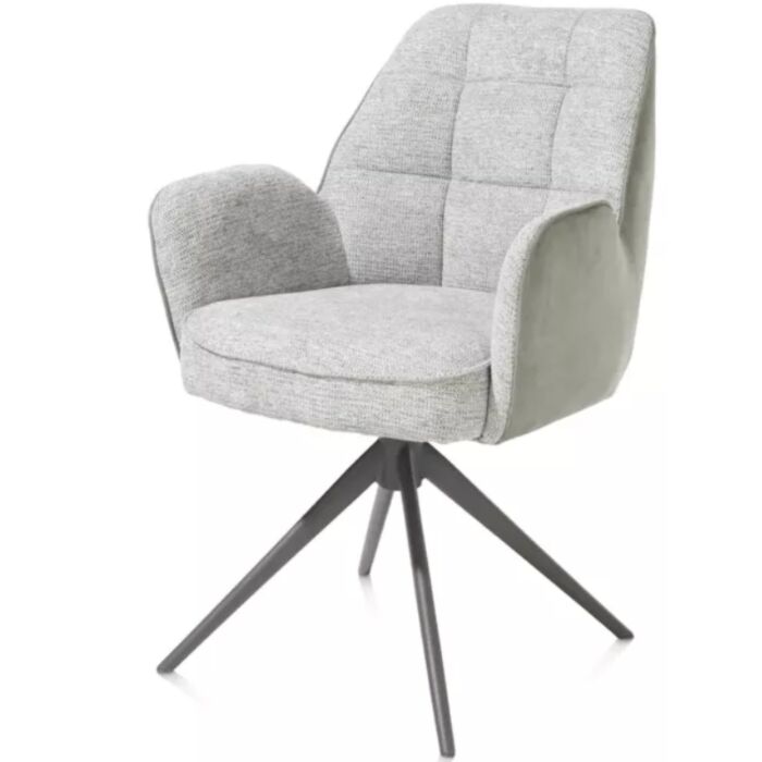 Bell, Armstoel - Graphiet Frame - Draaibaar - Pocket - Combi Calabria / Vada - Olijf