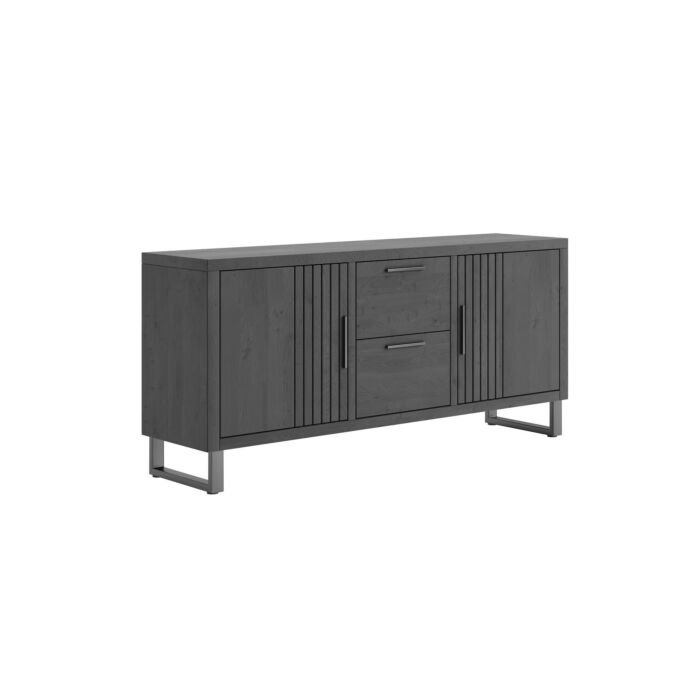 Pavie, Dressoir 175 Cm - 2-Deuren + 2-Laden - Castle Black