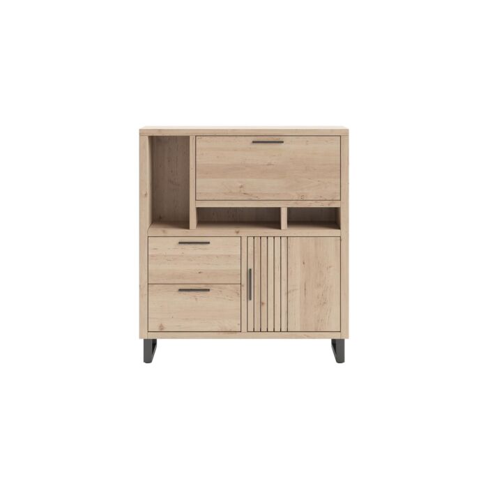 H&H Highboard Pavie 125 Cm (+ LED) 