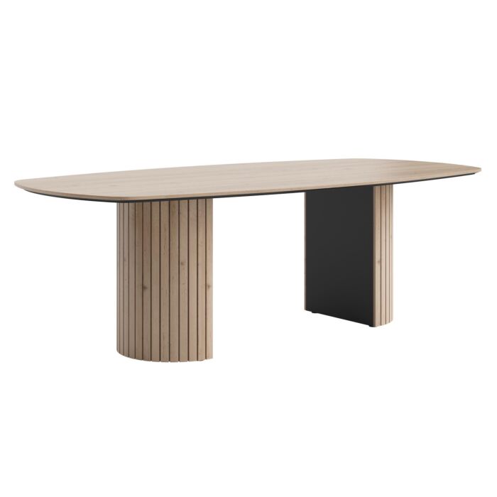 Pavie, Eetkamertafel Ovaal 180 X 120 Cm (Houten Poot) - Natural