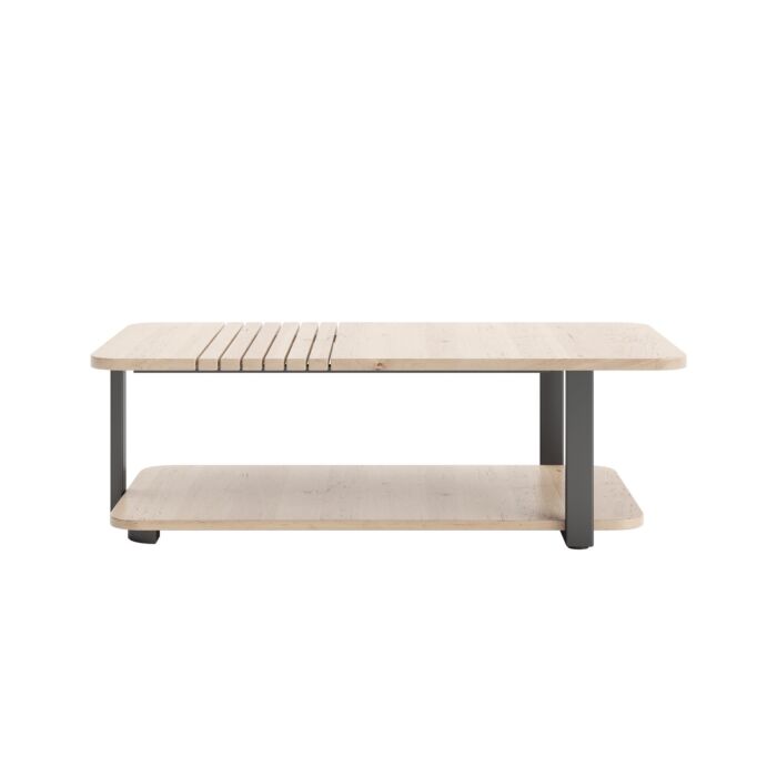 Pavie, Salontafel 110 X 60 Cm + 1-Niche (Knock-Down) - Natural