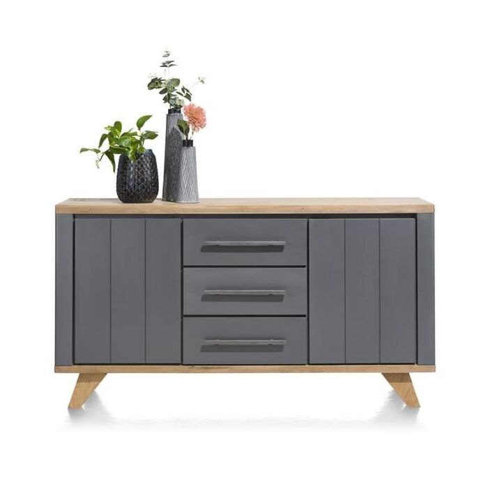 Jardin, Dressoir 160 Cm - 2-Deuren + 3-Laden - Antraciet