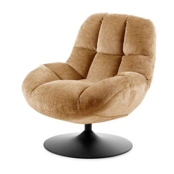 Draaifauteuil Luna caramel