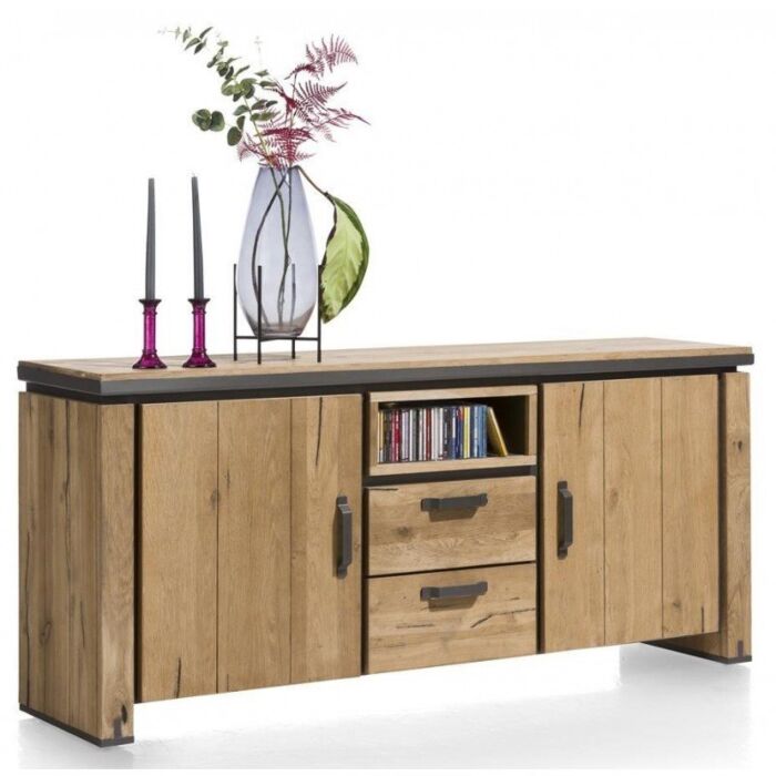 Farmland, Dressoir 180 Cm - 2-Deuren + 2-Laden + 1-Niche (+ LED)