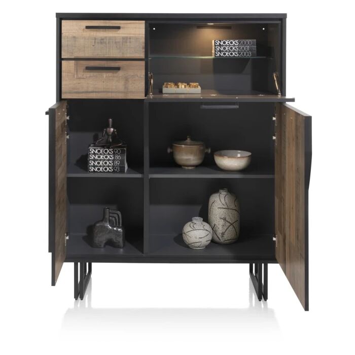 H&H Highboard Avalon 120 cm Driftwood