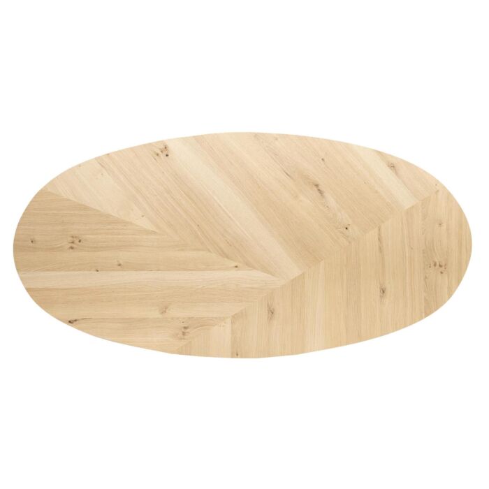 Ridgefield, Eetkamertafel Ellips 210 X 120 Cm - Natural