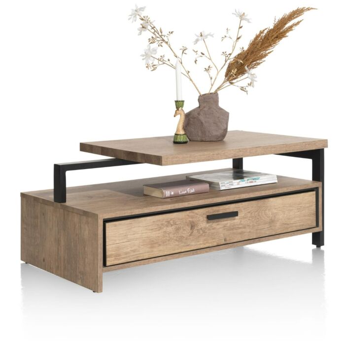 Pavarotti, Salontafel 60 X 110 Cm + 1-Lade T&T + 1-Niche