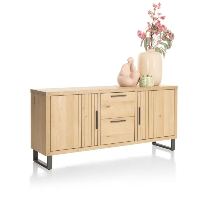 Pavie, Dressoir 175 Cm - 2-Deuren + 2-Laden - Natural