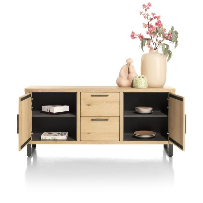 Pavie, Dressoir 175 Cm - 2-Deuren + 2-Laden - Natural