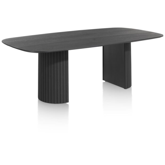 Pavie, Eetkamertafel Ovaal 240 X 120 Cm (Houten Poot) - Castle Black