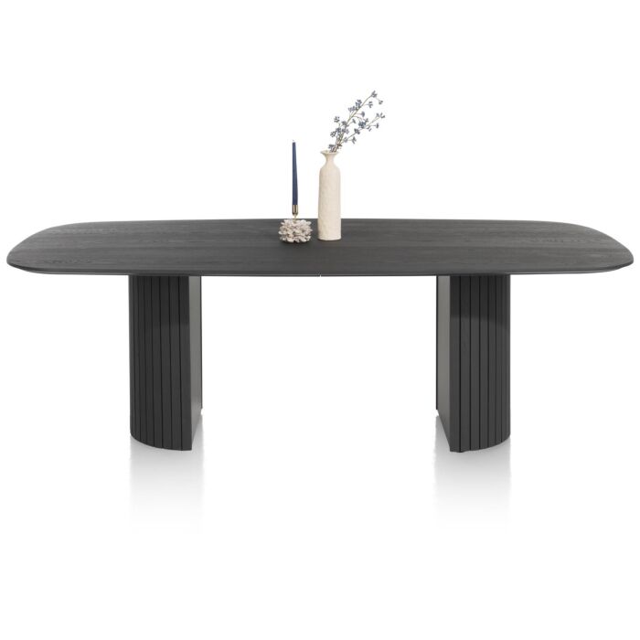 Pavie, Eetkamertafel Ovaal 180 X 120 Cm (Houten Poot) - Castle Black