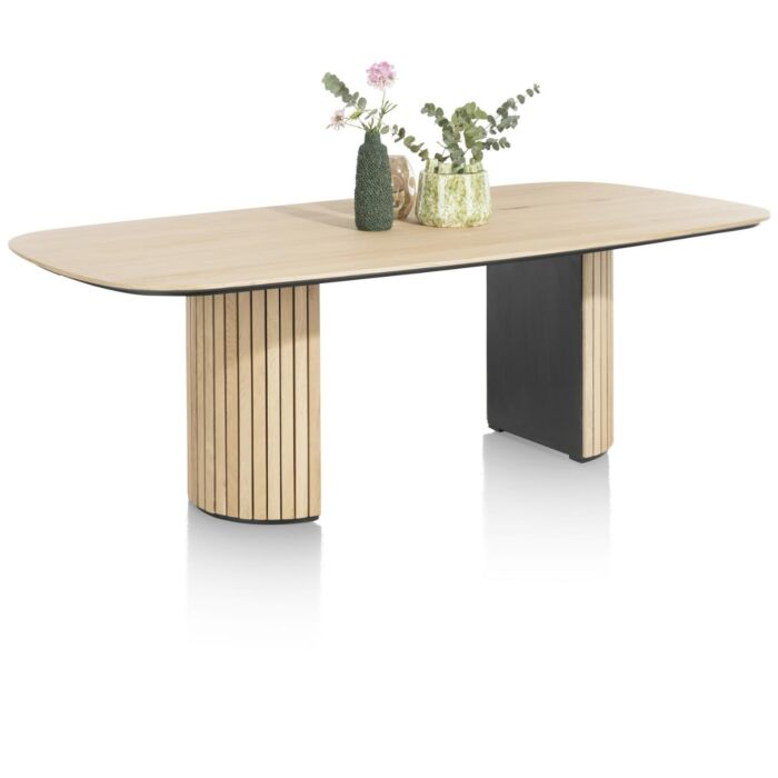 Pavie, Eetkamertafel Ovaal 240 X 120 Cm (Houten Poot) - Natural