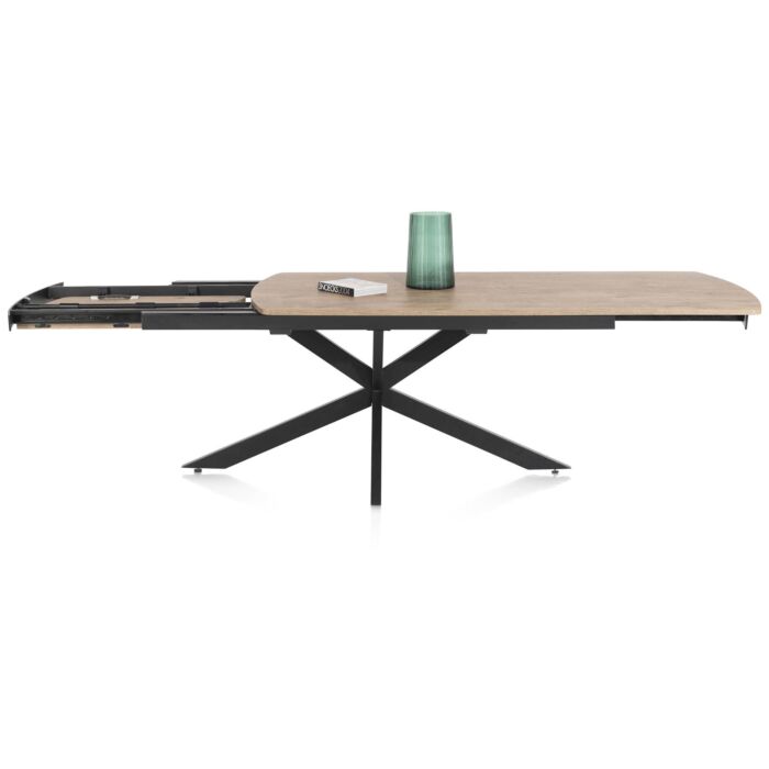 Pavalon, Uitschuiftafel 200 (+ 78) X 100 Cm - Barnwood