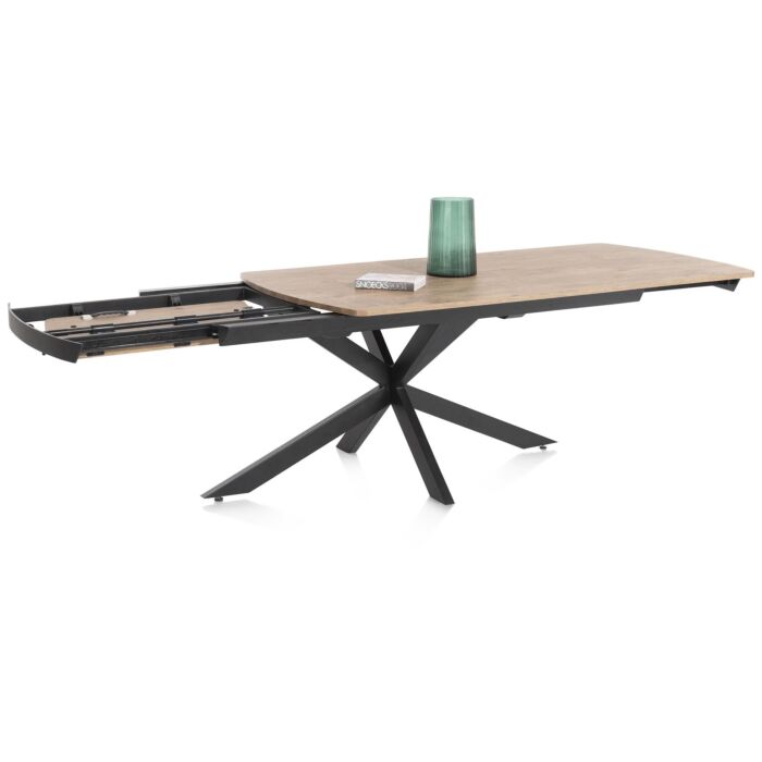 Pavalon, Uitschuiftafel 200 (+ 78) X 100 Cm - Barnwood