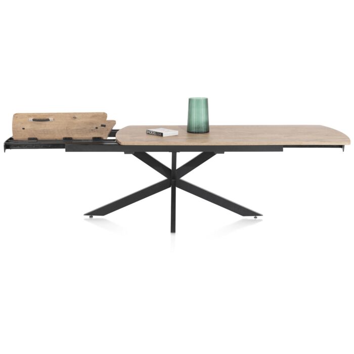 Pavalon, Uitschuiftafel 200 (+ 78) X 100 Cm - Barnwood