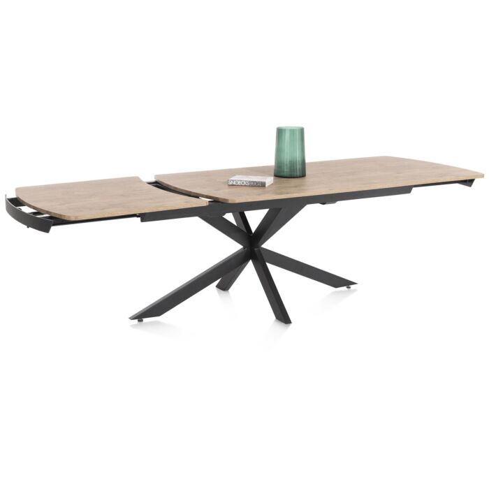 Pavalon, Uitschuiftafel 200 (+ 78) X 100 Cm - Barnwood