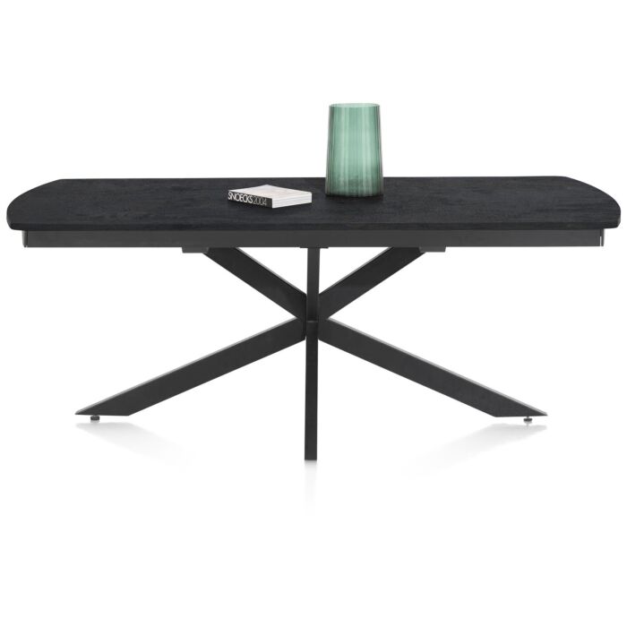 Pavalon, Uitschuiftafel 200 (+ 78) X 100 Cm - Antraciet