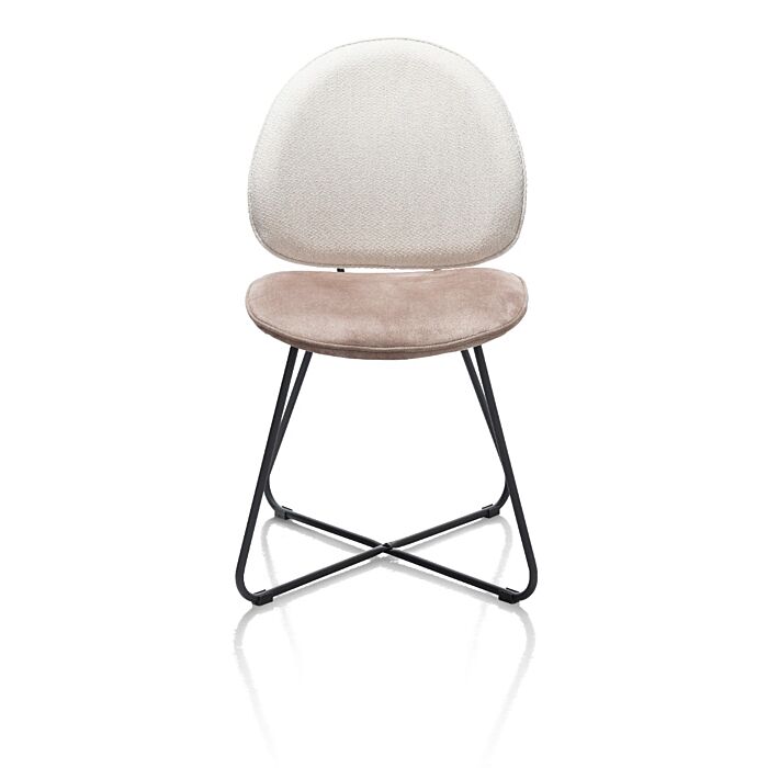 Luna, Eetkamerstoel - Tube Frame (ROB) - Combi Ponti / Calabria - Creme
