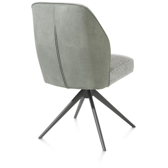 Bell, Eetkamerstoel - Graphiet Frame - Draaibaar - Pocket - Combi Calabria / Vada - Olijf