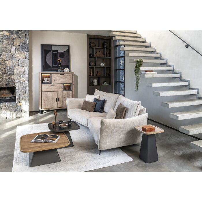 Oskar, Salontafel 41 X 41 Cm - HPL - Natural