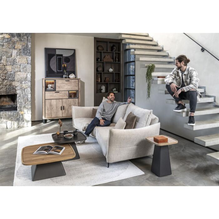 Oskar, Salontafel 41 X 41 Cm - HPL - Natural