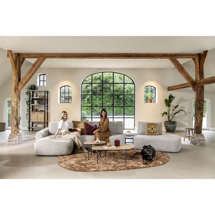 H&H Hoekbank Murcia Longchair Links 3 Zonder Arm
