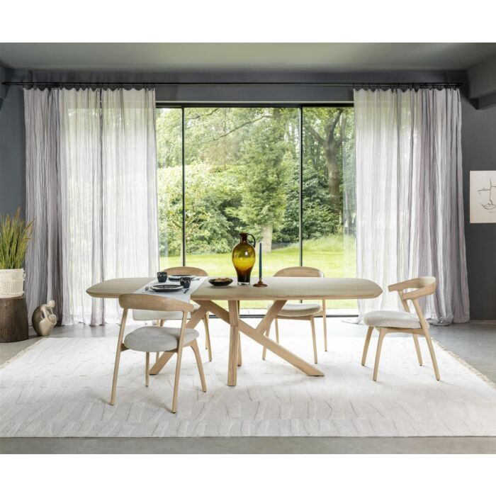 Shimla, Eetkamertafel 270 X 120 Cm - Houten Poten
