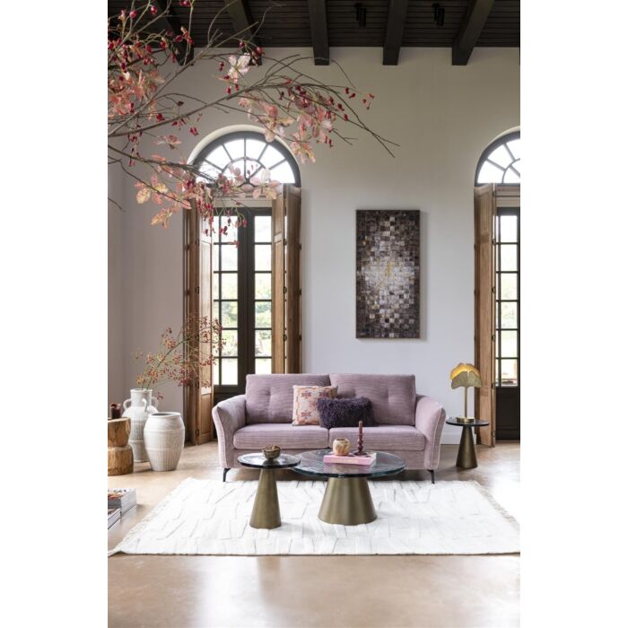 Eloy, Salontafel 81 X 81 Cm - Glazen Blad