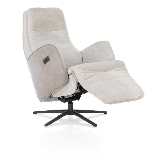 Relaxfauteuil Felino Kiezel met Accu
