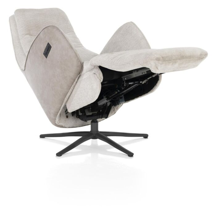 Relaxfauteuil Felino Kiezel met Accu