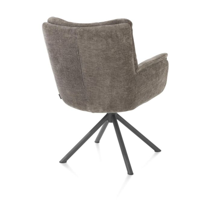 Armstoel Juna Metaal Bruin