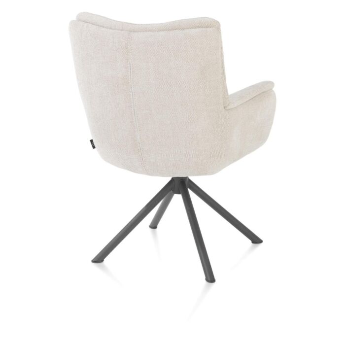 Armstoel Juna Metaal Creme