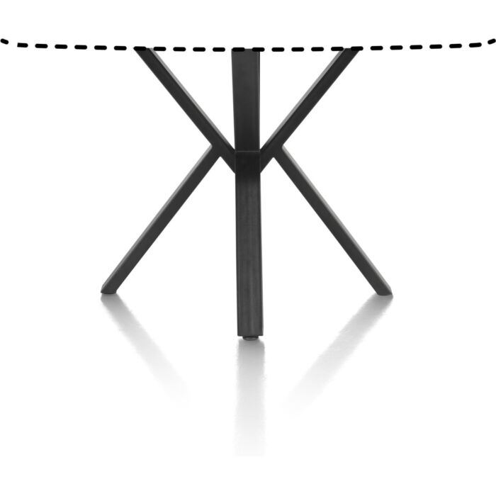Palace, Bartafel 180 X 110 Cm - Centrale Poot (Hoogte: 92 Cm) - Lichtgrijs