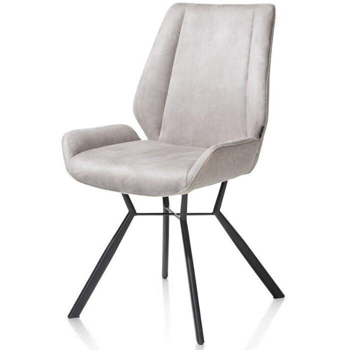 Ivy, Eetkamerstoel Combi Ponti-Calabria + Greep - Creme