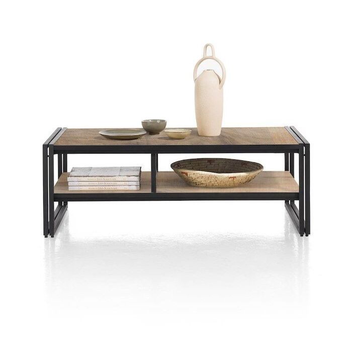 Avalon, Salontafel 110 X 60 Cm + 2-Niches - Driftwood