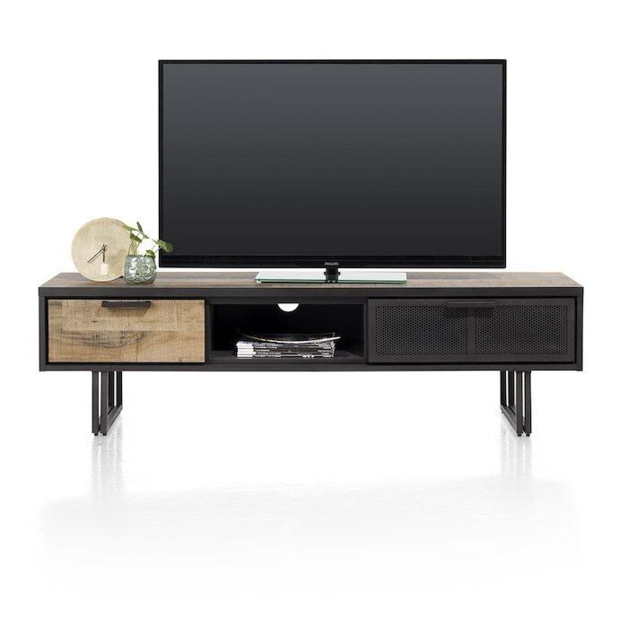 Avalon, Tv-Dressoir 160 Cm - 2-Laden + 1-Niche - Driftwood