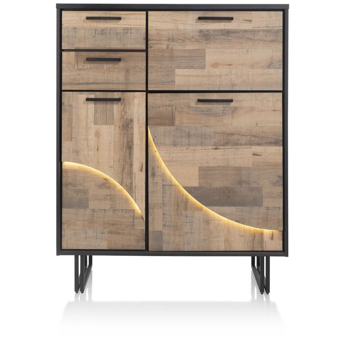 H&H Highboard Avalon 120 cm Driftwood