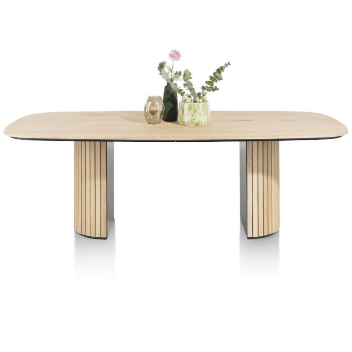 Pavie, Eetkamertafel Ovaal 210 X 120 Cm (Houten Poot) - Natural