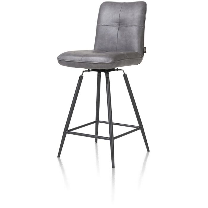 Milva, Barstoel Met Draai-Systeem - Zwart Frame