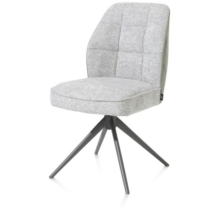 Bell, Eetkamerstoel - Graphiet Frame - Draaibaar - Pocket - Combi Calabria / Vada - Olijf