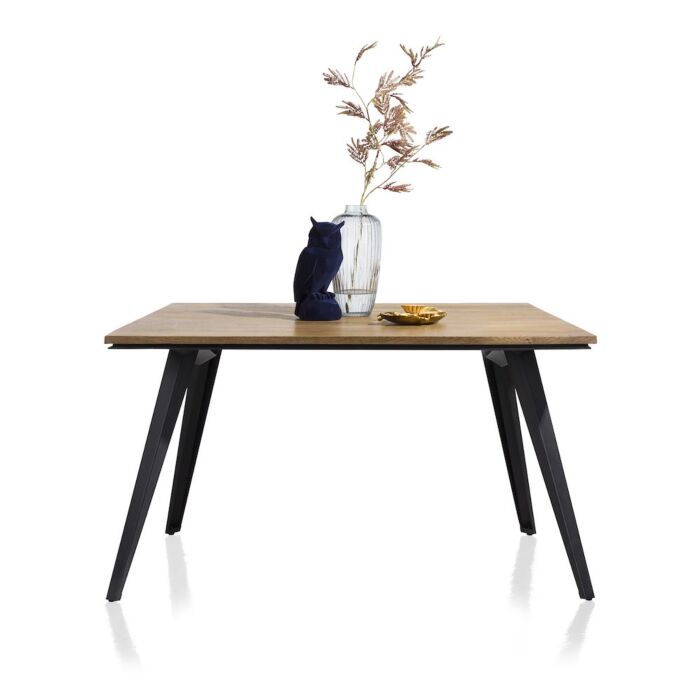 City, Eetkamertafel 140 X 100 Cm - Railway Brown